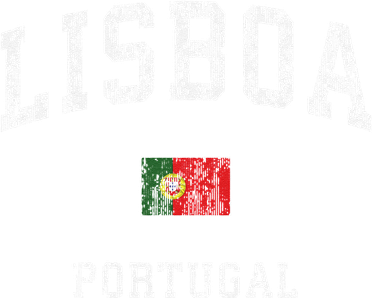 Lisbon Portugal Vintage Athletic Sports Button
