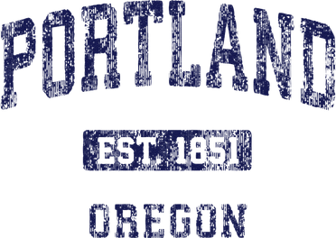 Portland Oregon Or Vintage Athletic Sports Santa Hat
