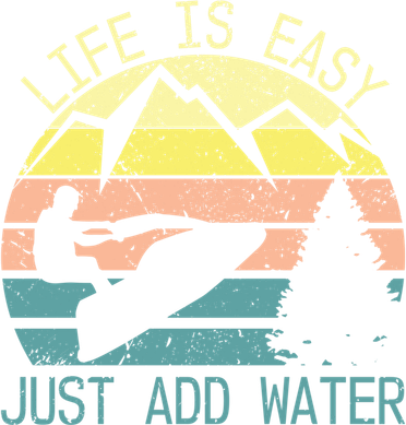 Sports Jetski Funny Cool Jet Ski Life Is Easy Just Add Water Cool Gift Toddler T-Shirt