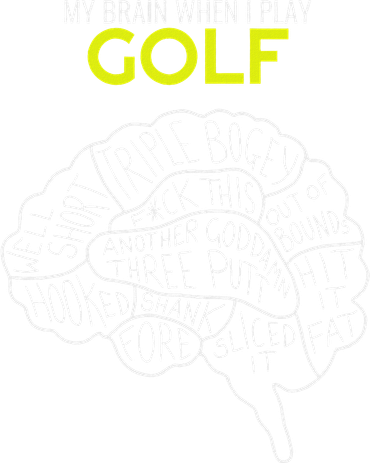 Funny Golf Joke Frustrated Angry Rubbish Golfer Dad Golfing Kids T-Shirt