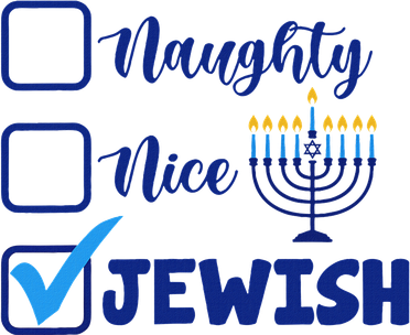 Naughty Nice Jewish Evidence Hanukkah List Holiday Coffee Mug