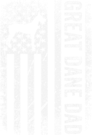 Great Dane Dad American Us Flag Dog Kids T-Shirt