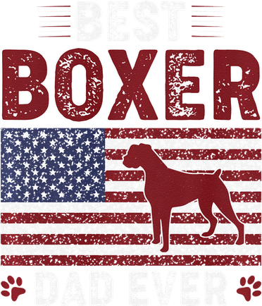Best Boxer Dad Ever American Flag Dog Dad Tank Top