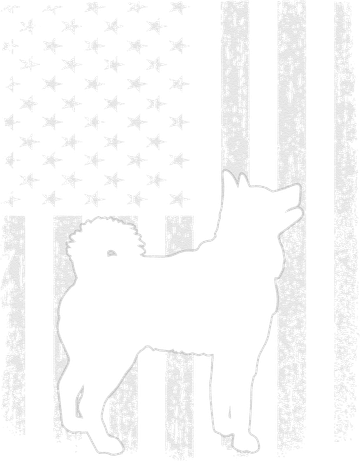 Retro Siberian Husky American Flag Dog Dad Dog Mom Santa Hat