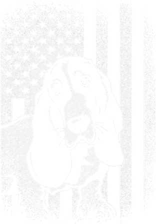 Basset Hound American Flag Dog Dad Dog Mom Lover Women's Sweatshirt