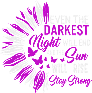 Domestic Violence Awareness Month Sunflower Warrior Support Toddler T-Shirt