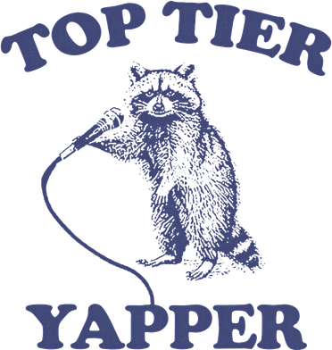 Vintage Top Tier Yapper Meme Retro Cartoon Tote Bag