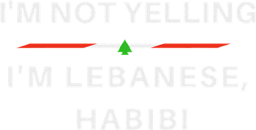 IM Not Yelling IM Lebanese Habibi Funny Arabic Kids Sweatshirt