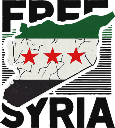 Free Syria Patriotic Syrian Flag Ceramic Ornament