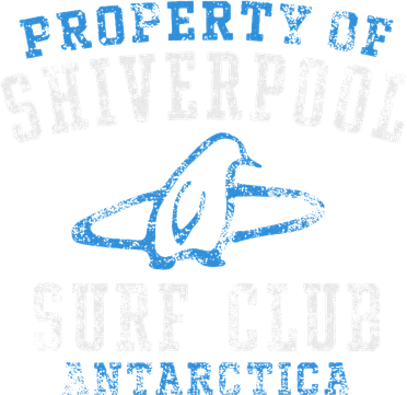 Property Of Shiverpool Surf Club Antarctica Women's Hoodie