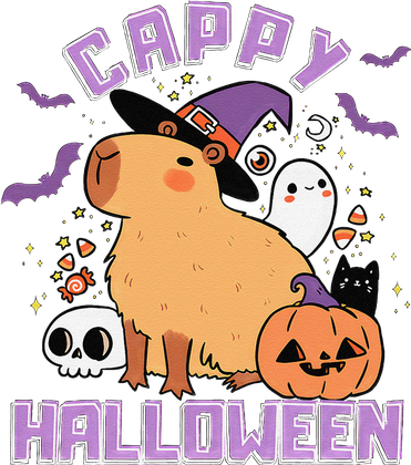 Cappy Halloween Cute Capybara Halloween Women's Hoodie