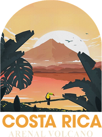 Costa Rica Arenal Volcano Travel Beach Summer Vacation Trip Kids T-Shirt