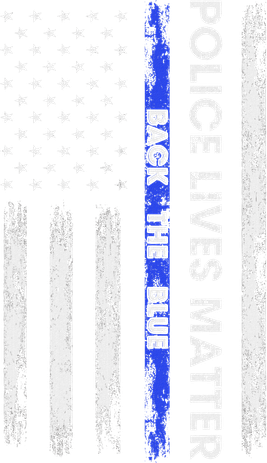 Back The Blue Thin Blue Line Usa Flag Police Lives Matter Women's Hoodie
