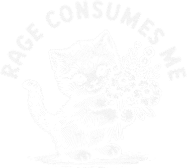 Rage Consumes Me Cat Funny Hilarious Kitten Meme Kids Sweatshirt