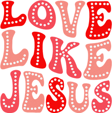 Valentine Day Christian Gift Groovy Love Like Jesus Doddie Hoodie