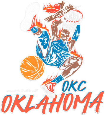 Welcome To Loud City Oklahoma Basketball Kids T-Shirt