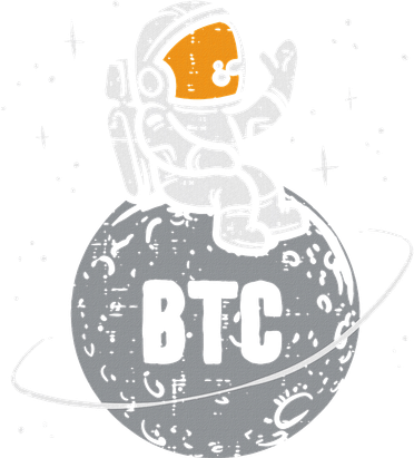 Astronaut Moon Btc Bitcoin Crypto Cryptocurrency Coaster