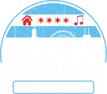 Chicago House Music Vintage Skyline Dj Gift Doggie Tank
