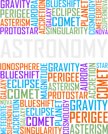 Astronomy Words Lover Gift Proud Astronomer Gifts Women's T-Shirt