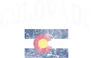 Retro Fade Colorado Flag Gift Hooded Gift Long Sleeve Shirt