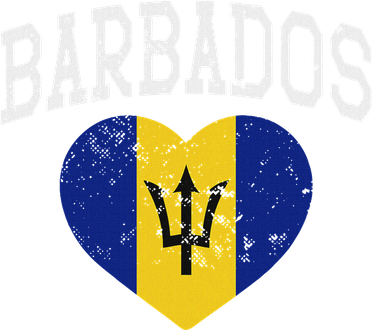 Vintage Barbados Flag Retrothrowback Athletic Visor