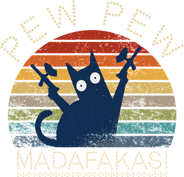 Paintball Cat Pew Pew Madafakas Crazy Cat Funny Paintball Tumbler