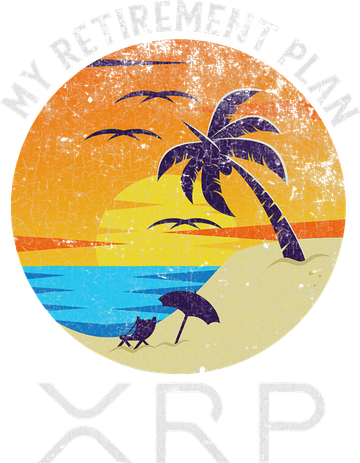 Xrp Ripple Cryptocurrency My Retirement Plan Beach Vacation Women's T-Shirt