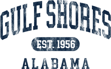 Vintage Gulf Shores Alabama Est 1956 Throwback Souvenir Mousepad