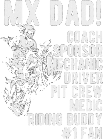 Mx Dad Moto Cross Dad Toddler T-Shirt