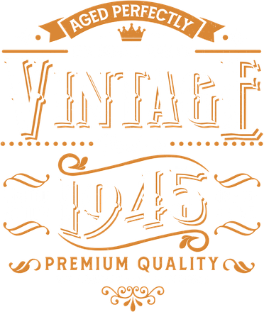 Aged Perfectly Original Parts Vintage Made In 1945 80th Birthday Doddie Hoodie
