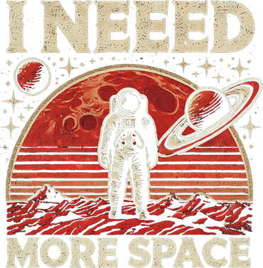 Astronaut In Space Planet Occupy Mars T-Shirt
