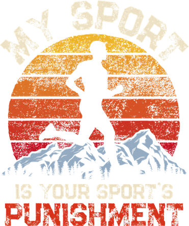 My Sports Is Your Sports Punishment Vintage Runners Athlete Button