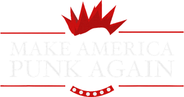Make America Punk Again Anti Trump Rock Gift Idea Golf Towel