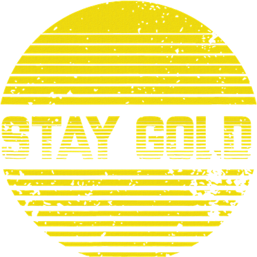 Retro 80S Movie Stay Gold Kids Long Sleeve Shirt