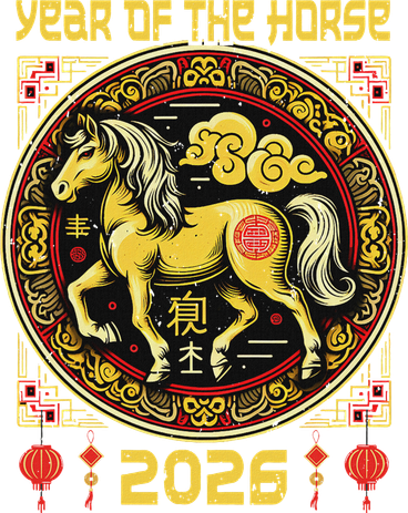 Chinese Zodiac Horse Year 2026 Beanie