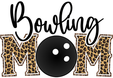 Bowling Mom Leopard Print Proud Bowling Mama Cool Gift Women's Long Sleeve Shirt
