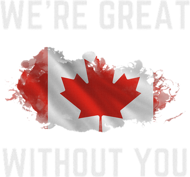 Canada 51st State Not For Sale We’Re Great Without You Kids Sweatshirt