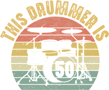 50 Year Old Drummer 50th Birthday Drum Set Drumming Drums Tote Bag