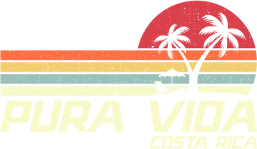 Vintage Retro Family Vacation Costa Rica Pura Vida Beach Gift Santa Hat