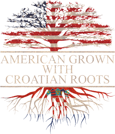 American Grown With Croatian Roots Backpack