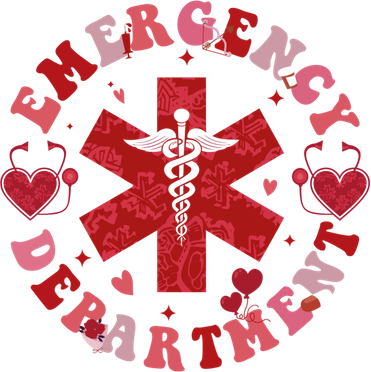 Emergency Departt Nurse Hearts ValentineS Day Er Rn Ed Gift Pajama Set
