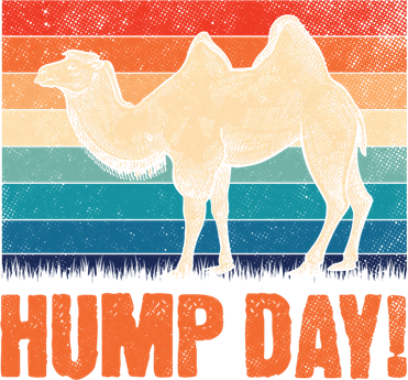 Hump Day Camel Vintage Retro Funny Gift Kids T-Shirt