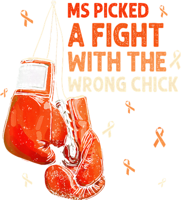 Ms Warrior Ms Picked A Fight Multiple Sclerosis Awareness Baby Bodysuit