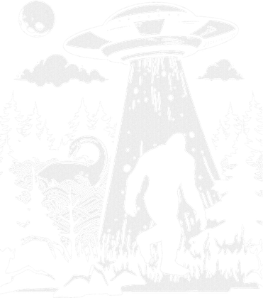 Vintage Alien With Bigfoot & Loch Ness Monster Cryptozoology Baby Bodysuit