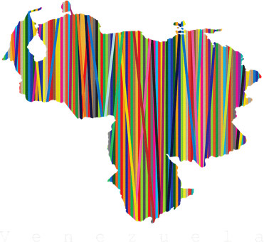 Venezuela Map Multicoloured Kinetism Apron