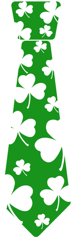 Shamrock Irish Clover Party Tie Toddler T-Shirt