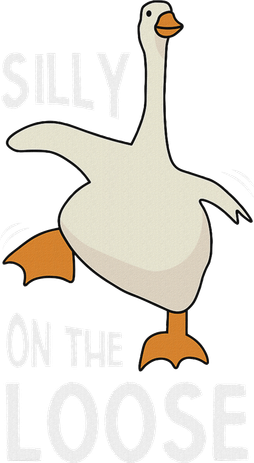 Silly Goose On The Loose Kids T-Shirt