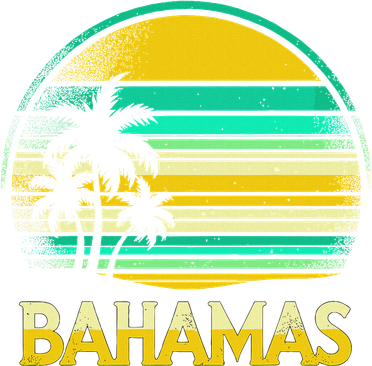 Bahamas Vacation Beach Button