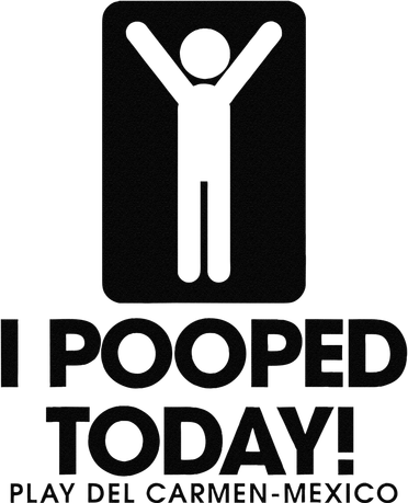 I Pooped Today Playa Del Carmen Mexico Women's Long Sleeve Shirt