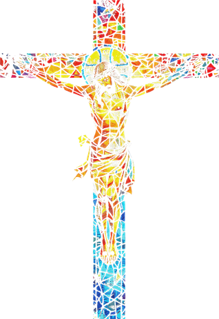 Jesus Cross Christian Stained Glass Christian Art Doggie Tank